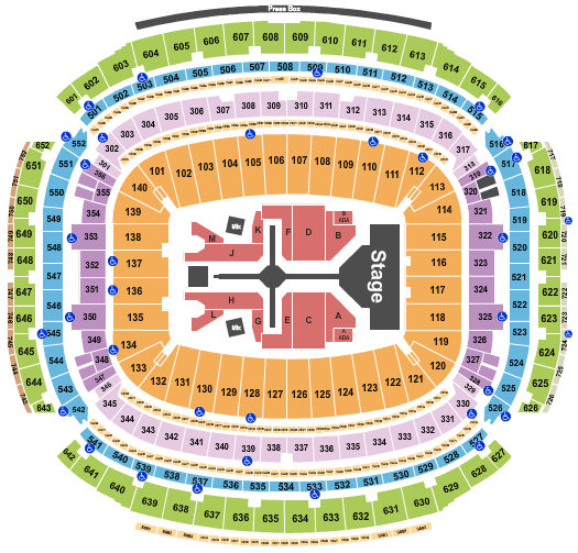 NRG Stadium The Weeknd Seating Chart